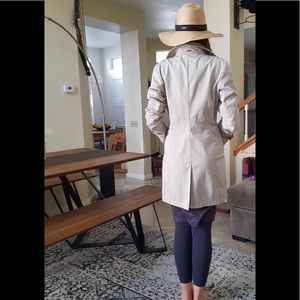 Herno Cream Trench Coat Classic Tailored Design